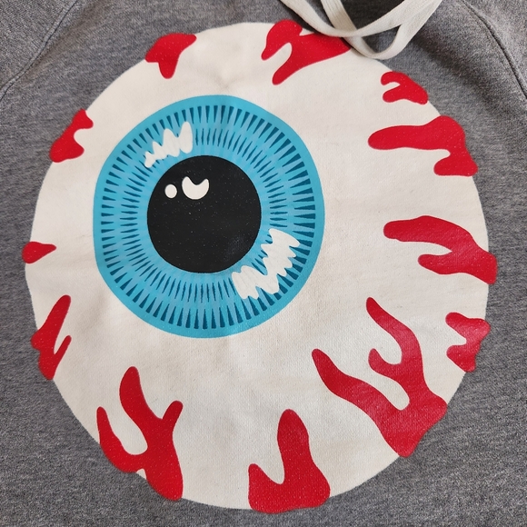 Hype Mishka Brooklyn New York Big Eye Logo Printed hoodie - Picture 2 of 6